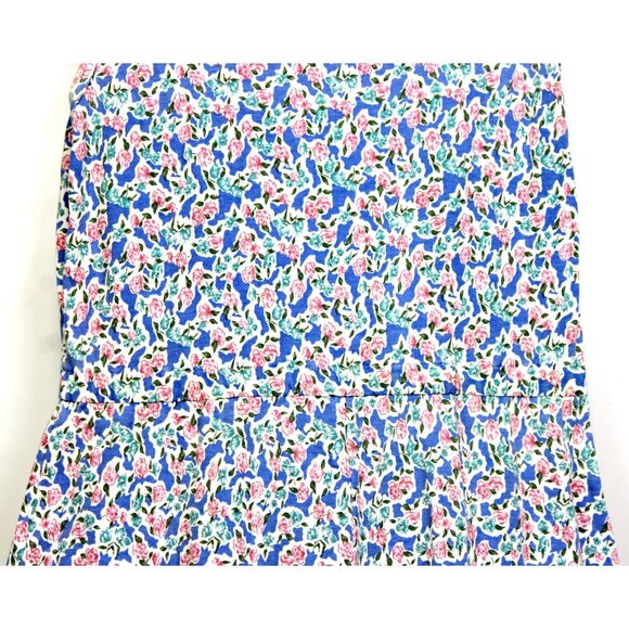 VTG Skyr Floral Knit Dress Granny Cottage Core sz Med House Summer Casual - Picture 3 of 9